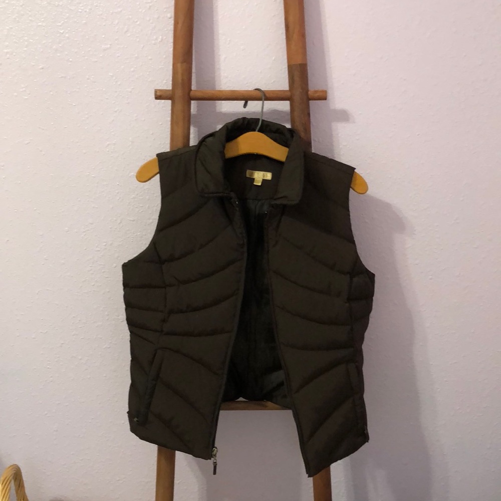 Brown Puffer Vest